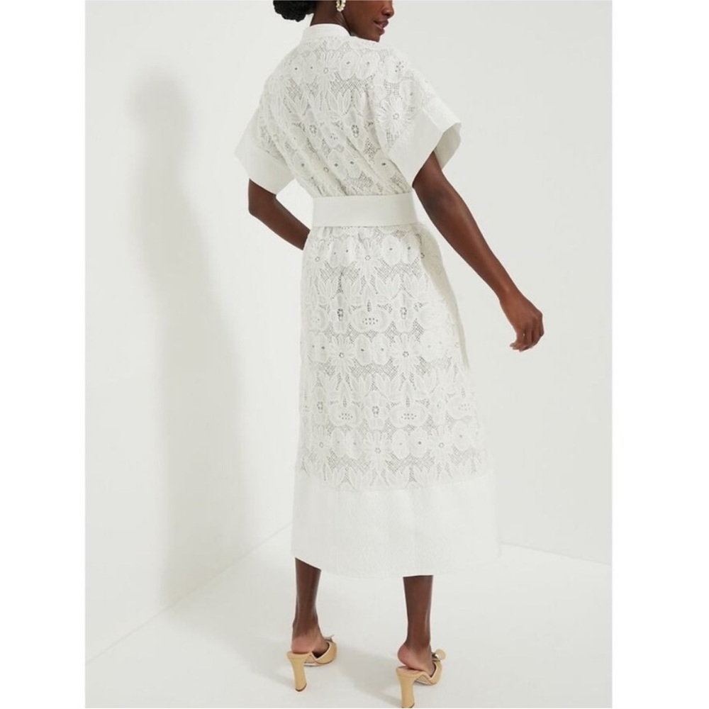 TUCKERNUCK White Eyelet Lace Prescott Dress - Picture 3 of 15